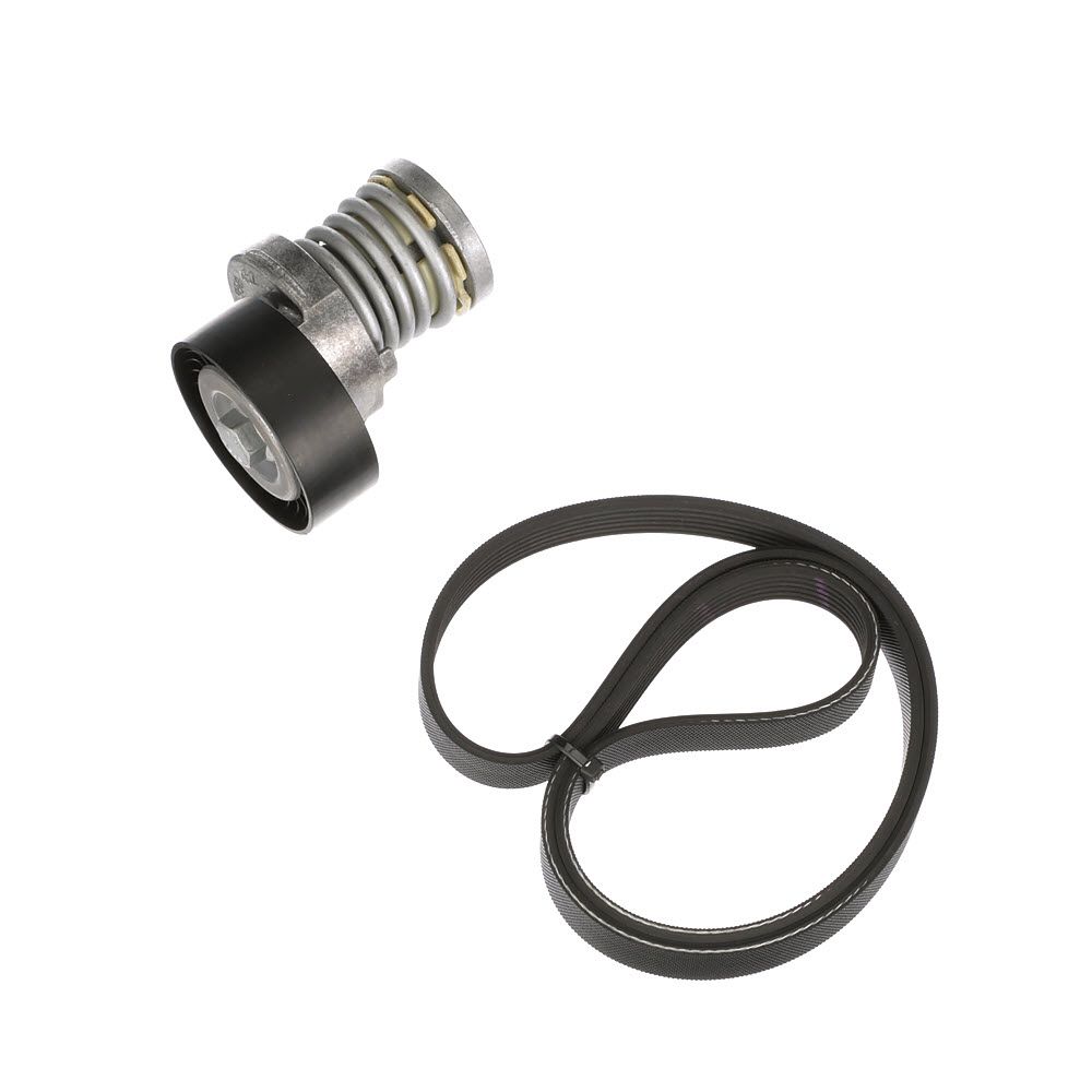 V formos rumbuotas diržas, komplektas