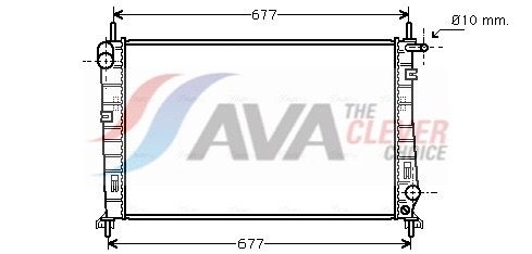 FDA2185 AVA QUALITY COOLING hűtő, motorhűtés