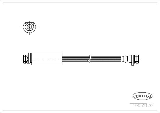 FLEXIBLE DE FREIN ROVER 200, 25  0705