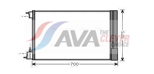 AVA QUALITY COOLING OLA5478D - Kondensator, Klimaanlage ** CLEVER FIT **