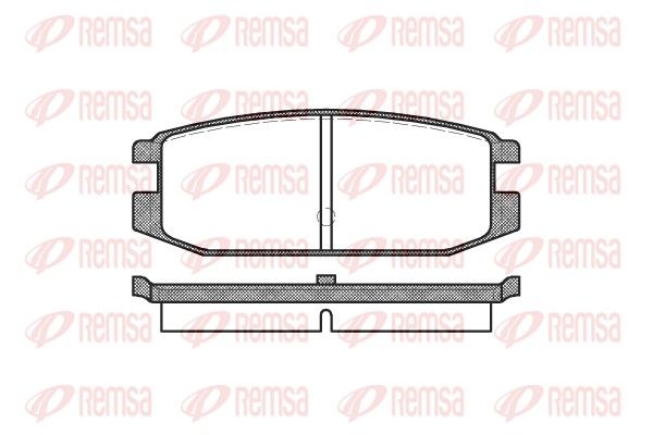 Premium Rear Brake Pad Set
