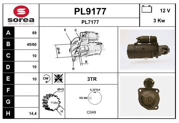 DEMARREUR PL - ZETOR VALMET