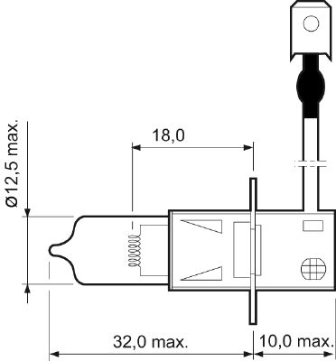Glühlampe, Fernscheinwerfer