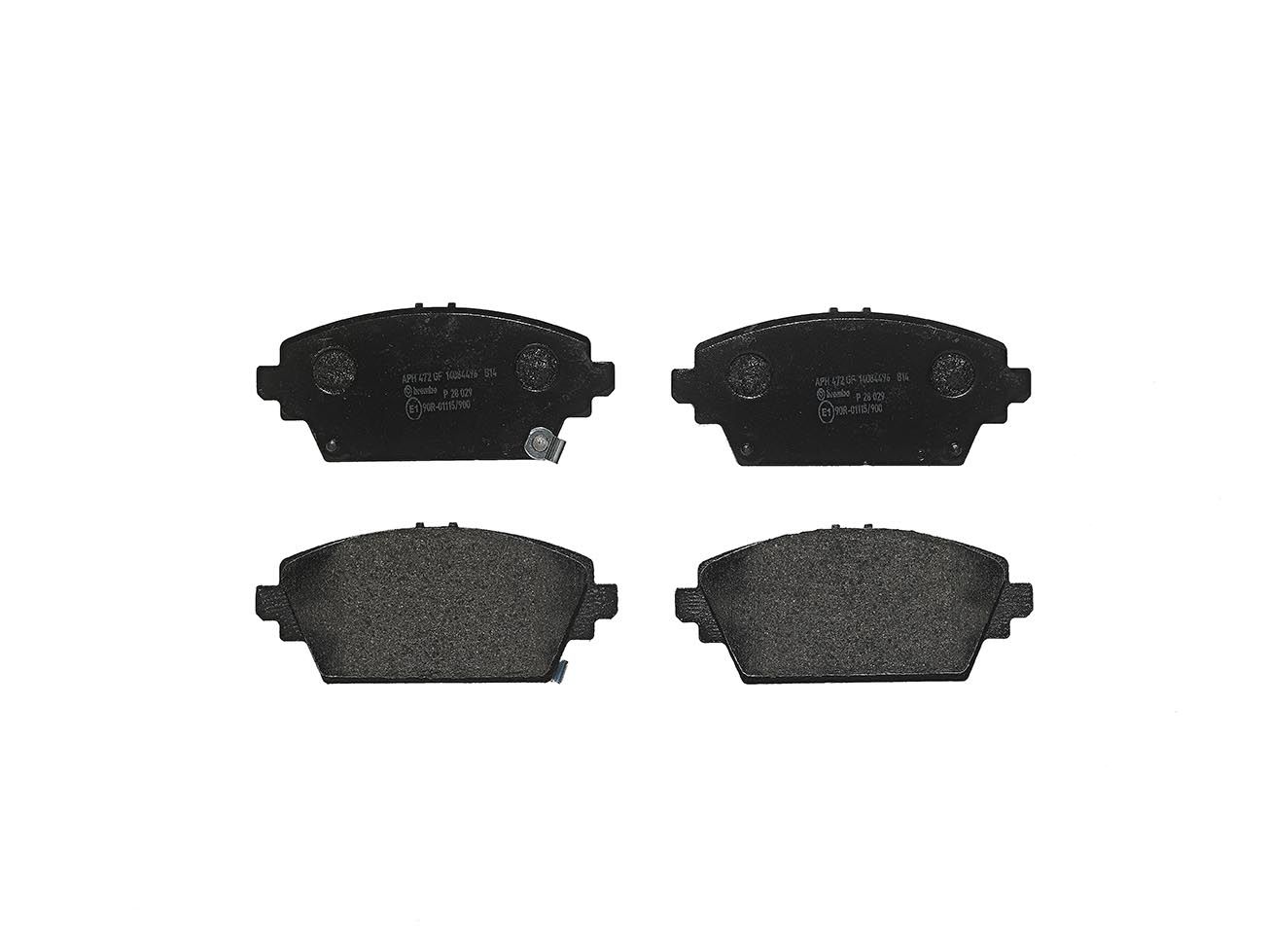 BREMBO P 28 029 - Bremsbelagsatz, Scheibenbremse PRIME LINE