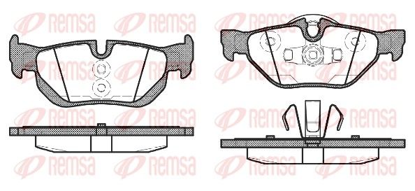 Premium Rear Brake Pad Set Premium Rear Brake Pad Set