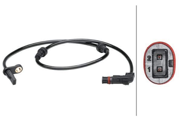 HELLA 6PU 012 679-351 - Sensor, Raddrehzahl