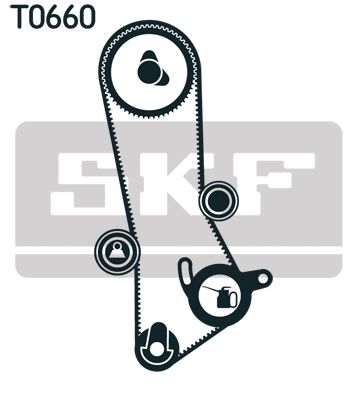 SKF VKMA 91400 - Zahnriemensatz