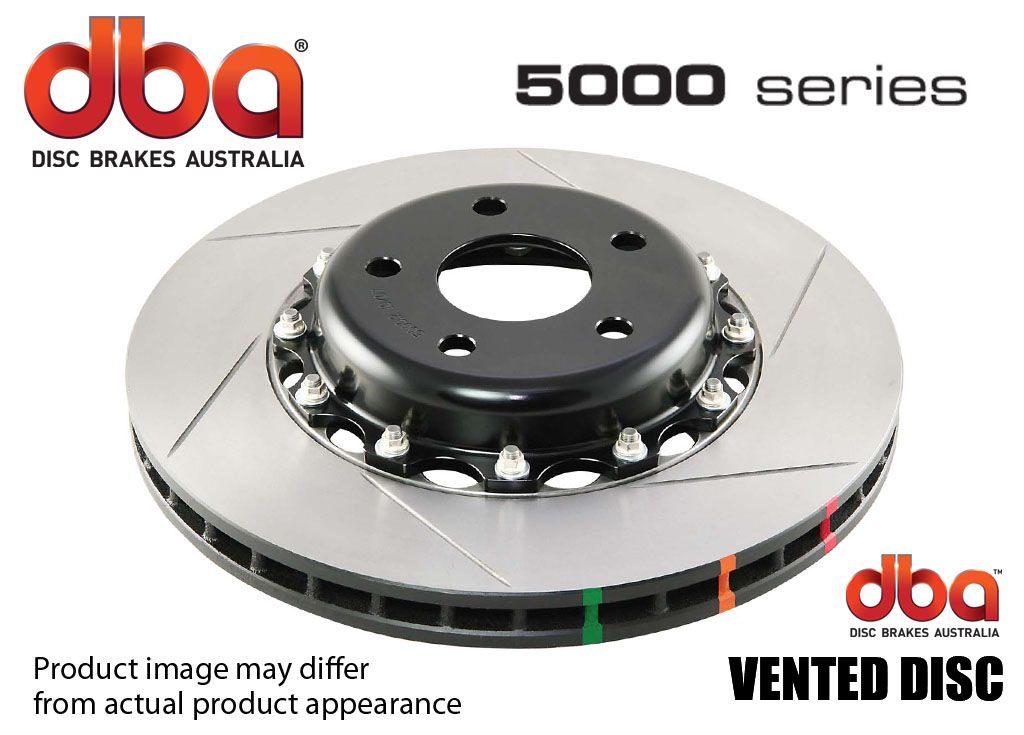 5000 Fully Assembled 2-piece Black Anodised Hat Cross-drill and Dimple KP [ FORD Mustang  15-> F ] Flat rings 52632.1XD - TecDoc 1