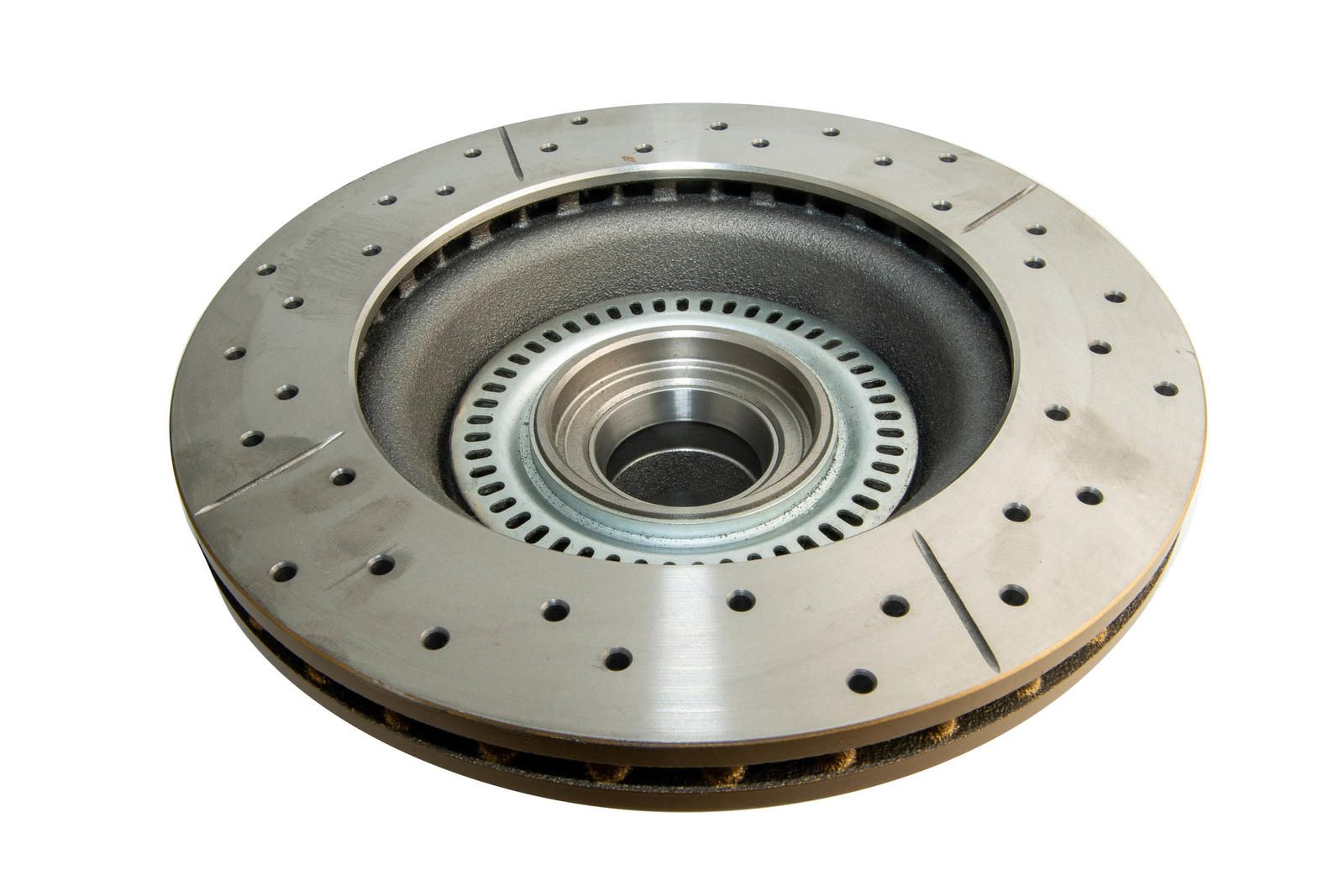 Street Gold Cross-drill/slotted  KP [ Ford 96->EL F ] ABS HUB TYPE - TecDoc 2