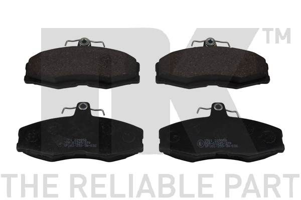 Bremsbelagsatz, Scheibenbremse