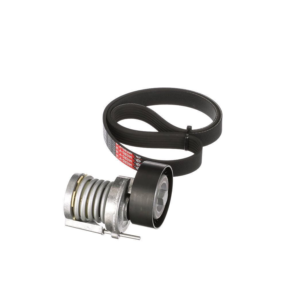 V formos rumbuotas diržas, komplektas