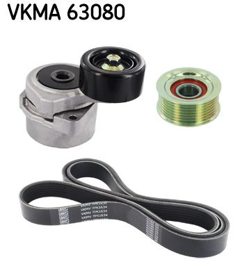 VKMA 63080 SKF hosszbordás szíj készlet