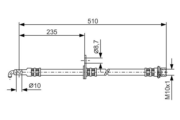 Brake Hose 1 987 476 355