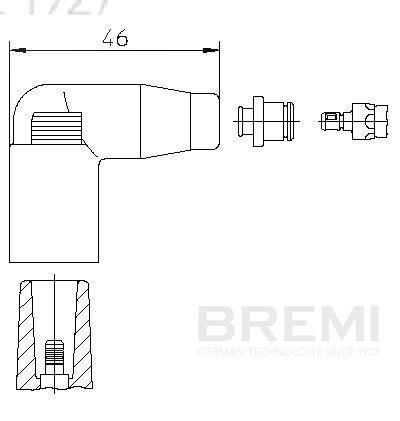 BREMI 13552A1 - Stecker, Z&uuml;ndspule