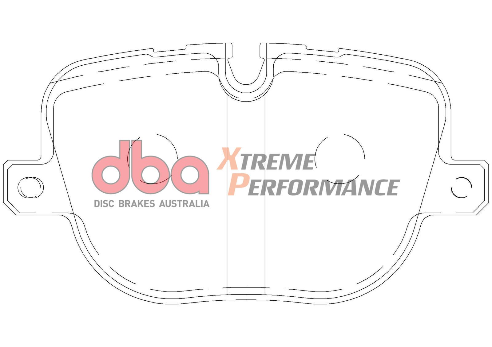 DBA XP PERFORMANCE BRAKE PADS [ Range Rover Sport Vogue TRW Caliper 2009-on R ] - TecDoc Only