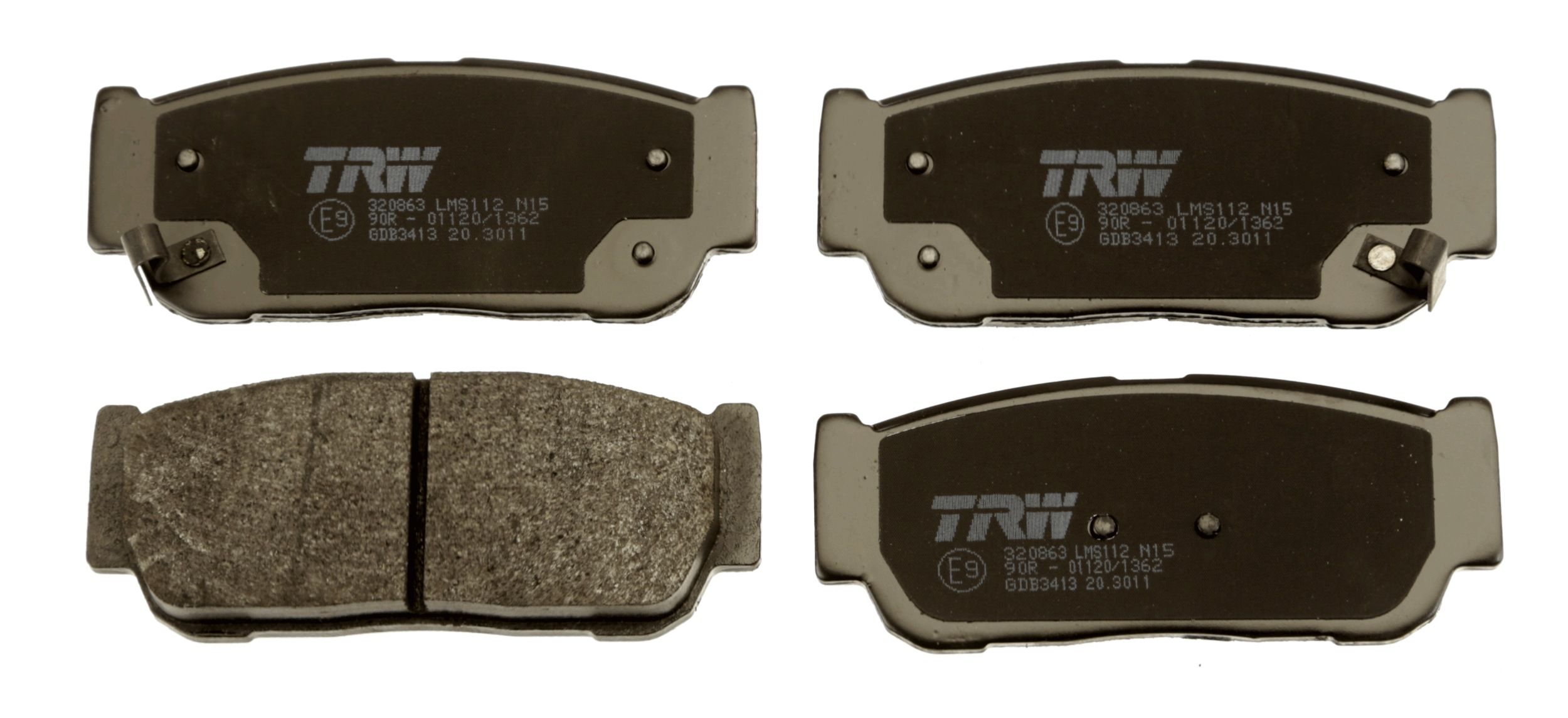 TRW DISC BRAKE PADS - TecDoc 2