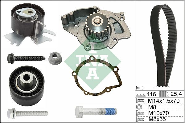 Water Pump & Timing Belt Kit 530 0558 31