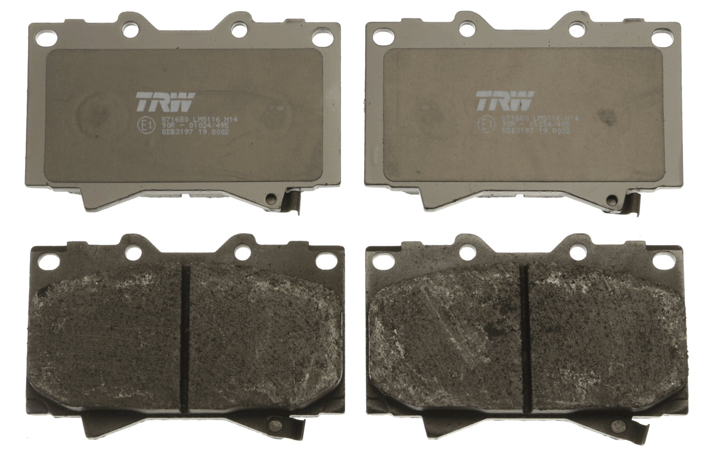 TRW DISC BRAKE PADS - TecDoc 2
