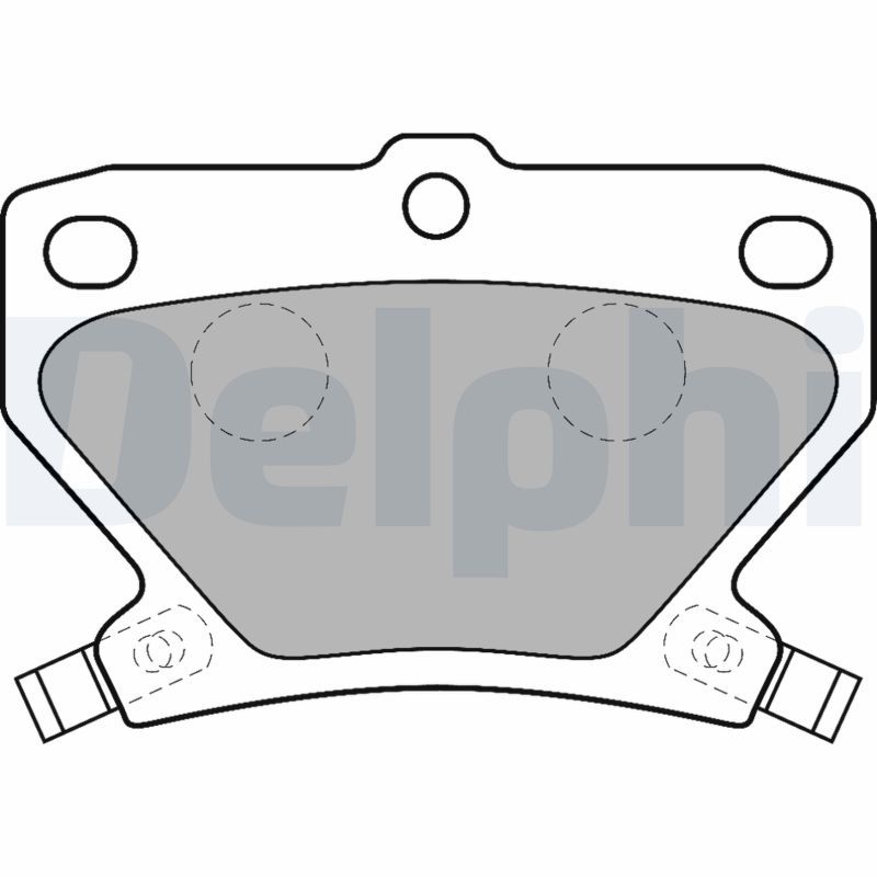 Brake Pad Set, disc brake LP1513