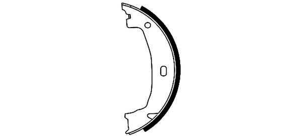 Brake Shoe Set, parking brake 91053300