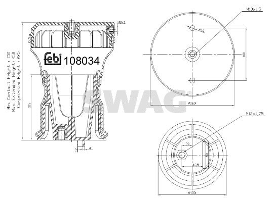 Federbalg, Luftfederung