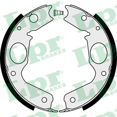 Brake Shoe Set, parking brake 08350