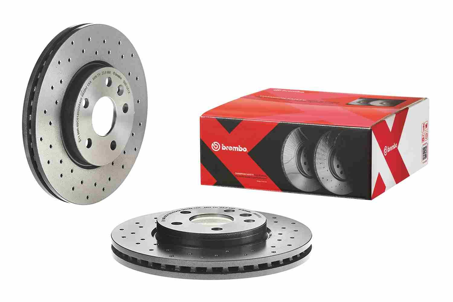 Brembo 09.B355.1X Bremsscheibe