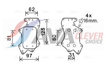 AVA QUALITY COOLING AI3403 - &Ouml;lk&uuml;hler, Motor&ouml;l