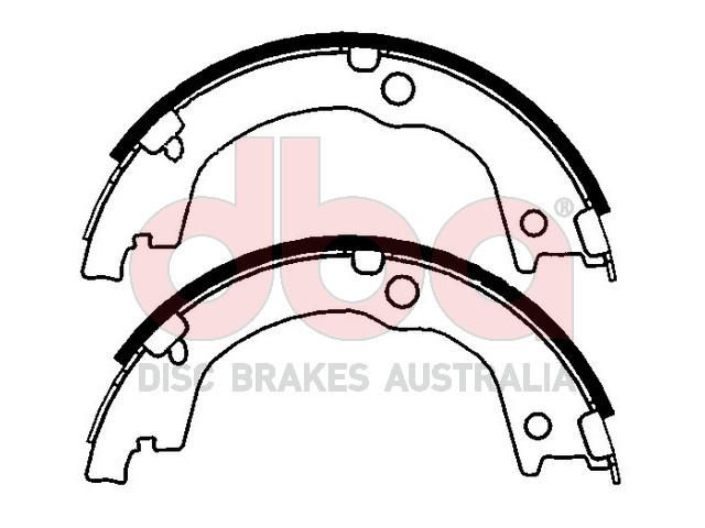 Street Series Brake Shoes [Hyundai / Kia Parking Brake 190mm] - TecDoc Only