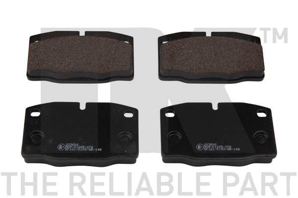 Bremsbelagsatz, Scheibenbremse