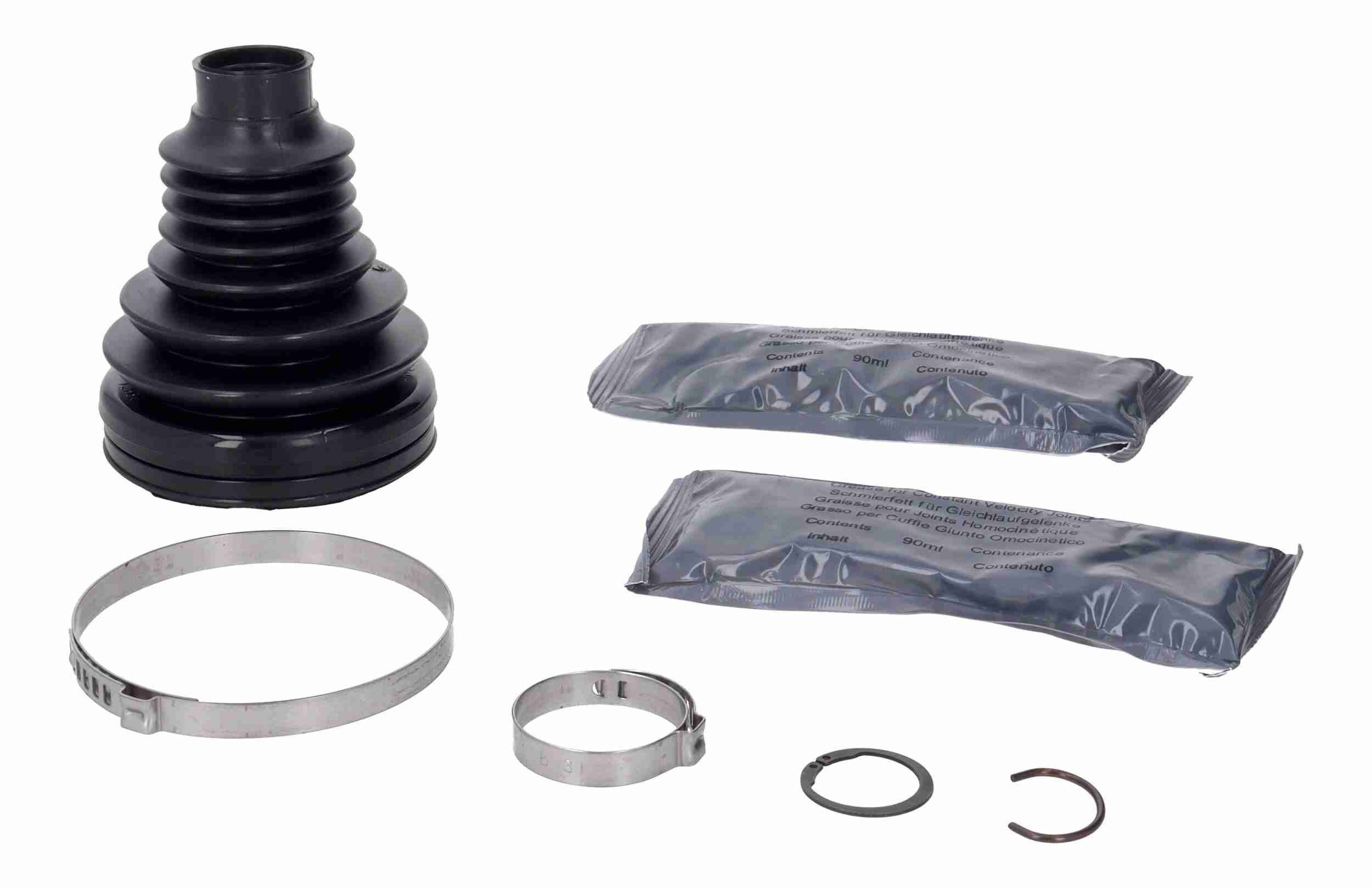 Faltenbalgsatz, Antriebswelle