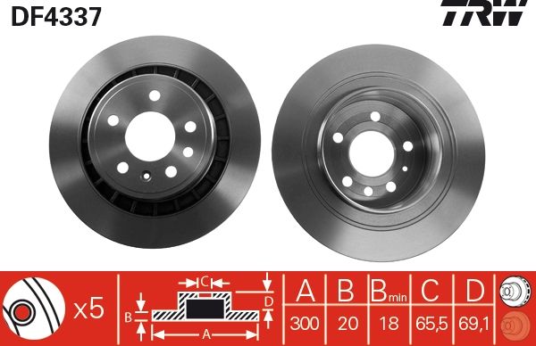 Brake Disc DF4337