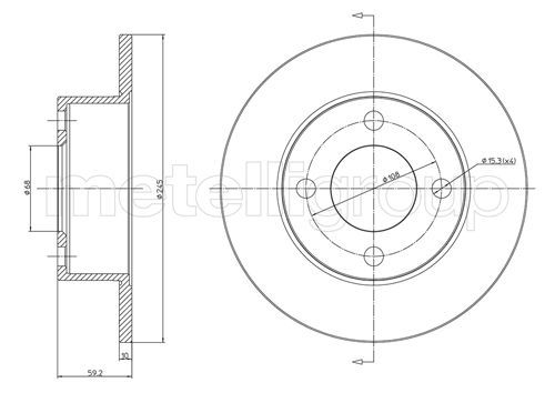 Brake Disc 23-0185