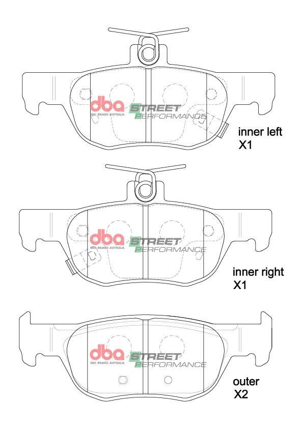DBA  SP PERFORMANCE  BRAKE PADS [ MAZDA MX30 2020 - ON R ] - TecDoc Only