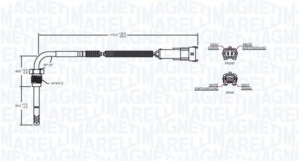 Sensor, Abgastemperatur