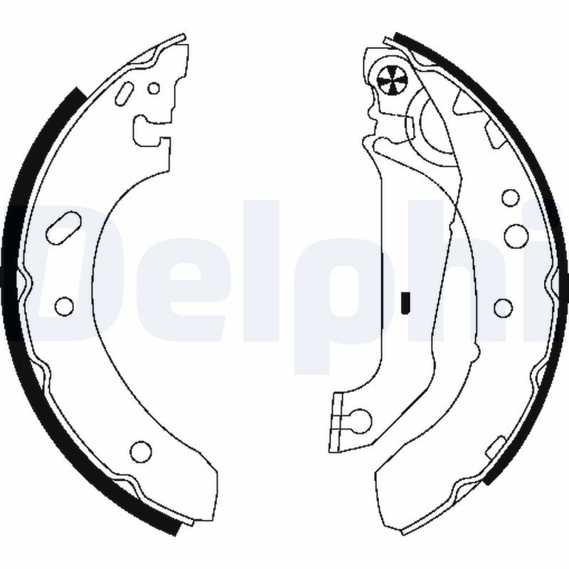 BRP BRS1783 Brake Shoe Set