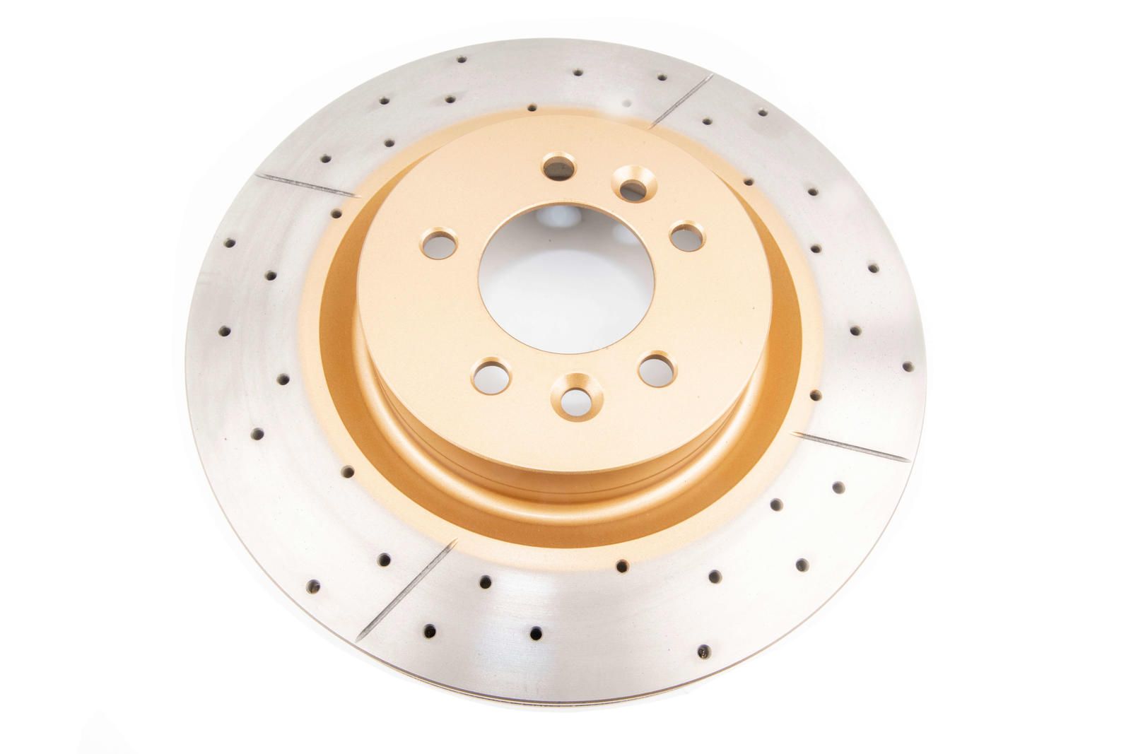 Street Gold Cross-drilled/slotted PP [ Landrover 05-> Range Rover Sport 15-> F ] - TecDoc 1