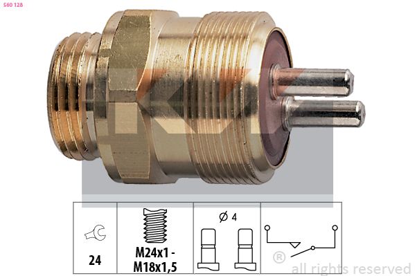 560 128 KW Made in Italy - OE Equivalent kapcsoló, tolatólámpa