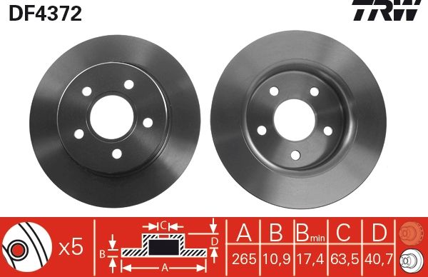 PAIRE DE DISQUES  9900