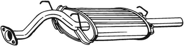 BOSAL 163-157 - Endschalld&auml;mpfer