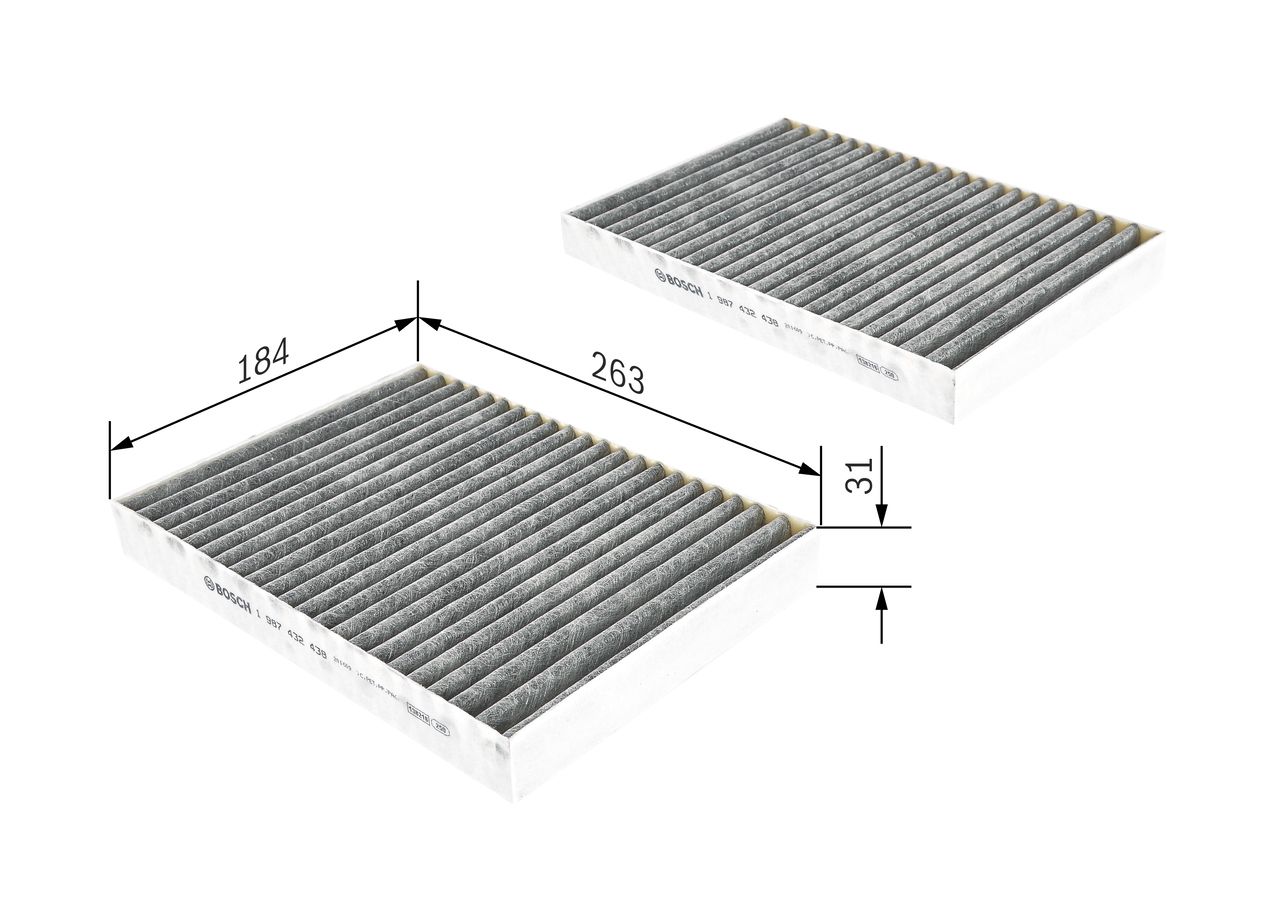 Filter, Innenraumluft Filter, Innenraumluft