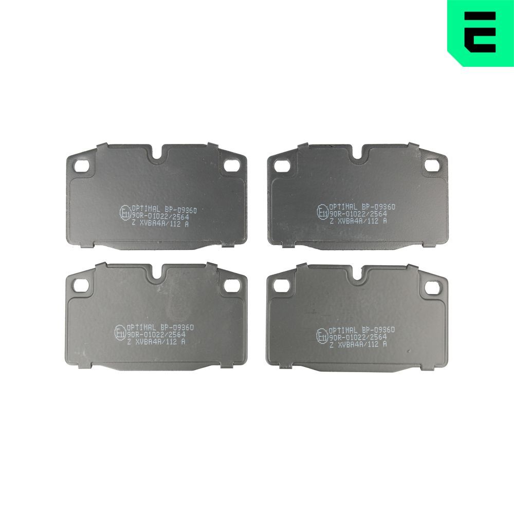 OPTIMAL BP-09360 - Bremsbelagsatz, Scheibenbremse