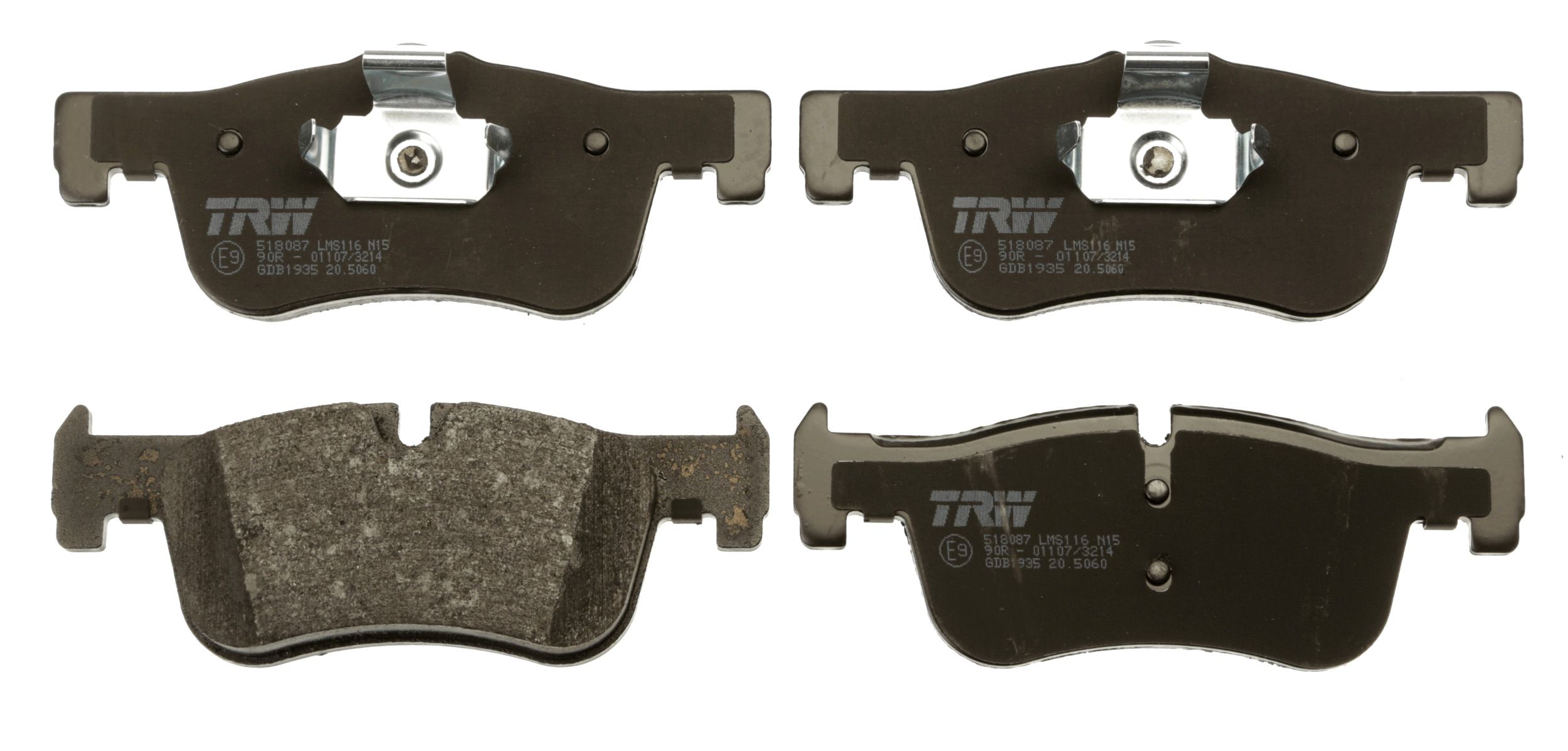 TRW DISC BRAKE PADS - TecDoc 2