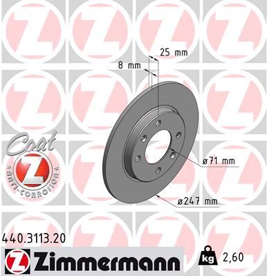 Brake Disc 440.3113.20