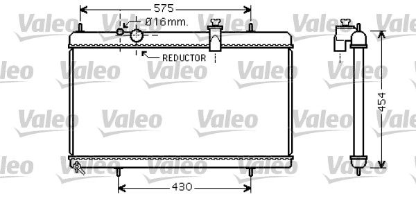 RAD MOT CITROEN C5 III, C6 - PEUGEO  9900