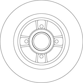 TRW BRAKE DISC - TecDoc 2