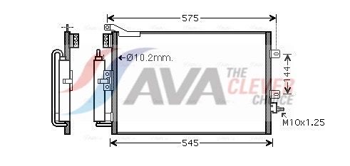 AVA QUALITY COOLING RT5395D - Kondensator, Klimaanlage ** CLEVER FIT **