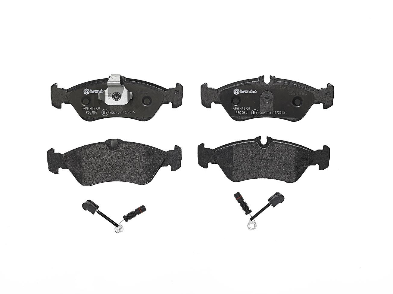 Brembo P 50 082 Bremsbelagsatz, Scheibenbremse