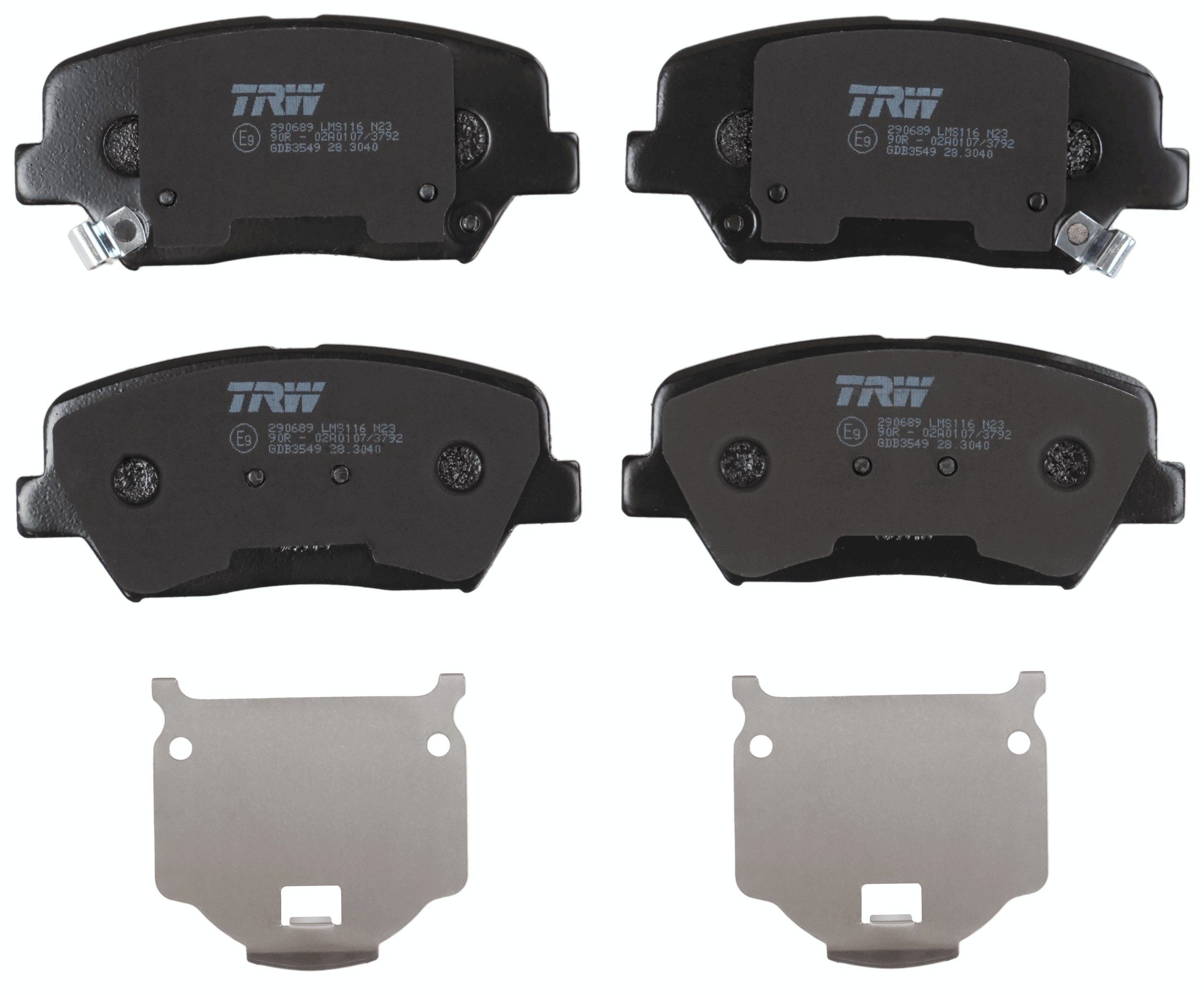TRW DISC BRAKE PADS - TecDoc 2