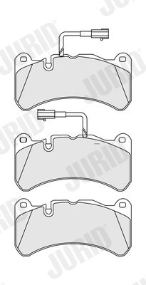 Brake Pad Set, disc brake 573663J